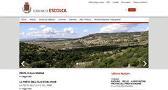 Desktop Screenshot of comune.escolca.ca.it